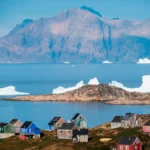 Город Кулусук в Гренландии