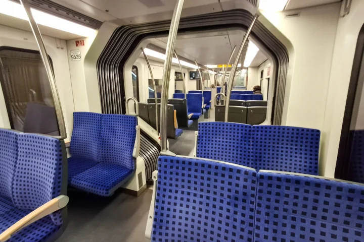 Пустой поезд S-Bahn