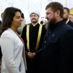 Chechnya's leader, Ramzan Kadyrov speaks with Margarita Simonyan