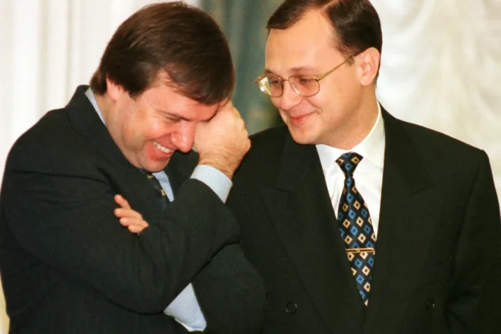 Sergei Kiriyenko and Valentin Yumashev