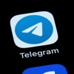 Telegram app and X