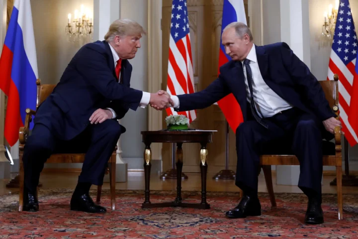 U.S. President Donald Trump and Russia's President Vladimir Putin