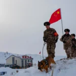 Китайский патруль границы