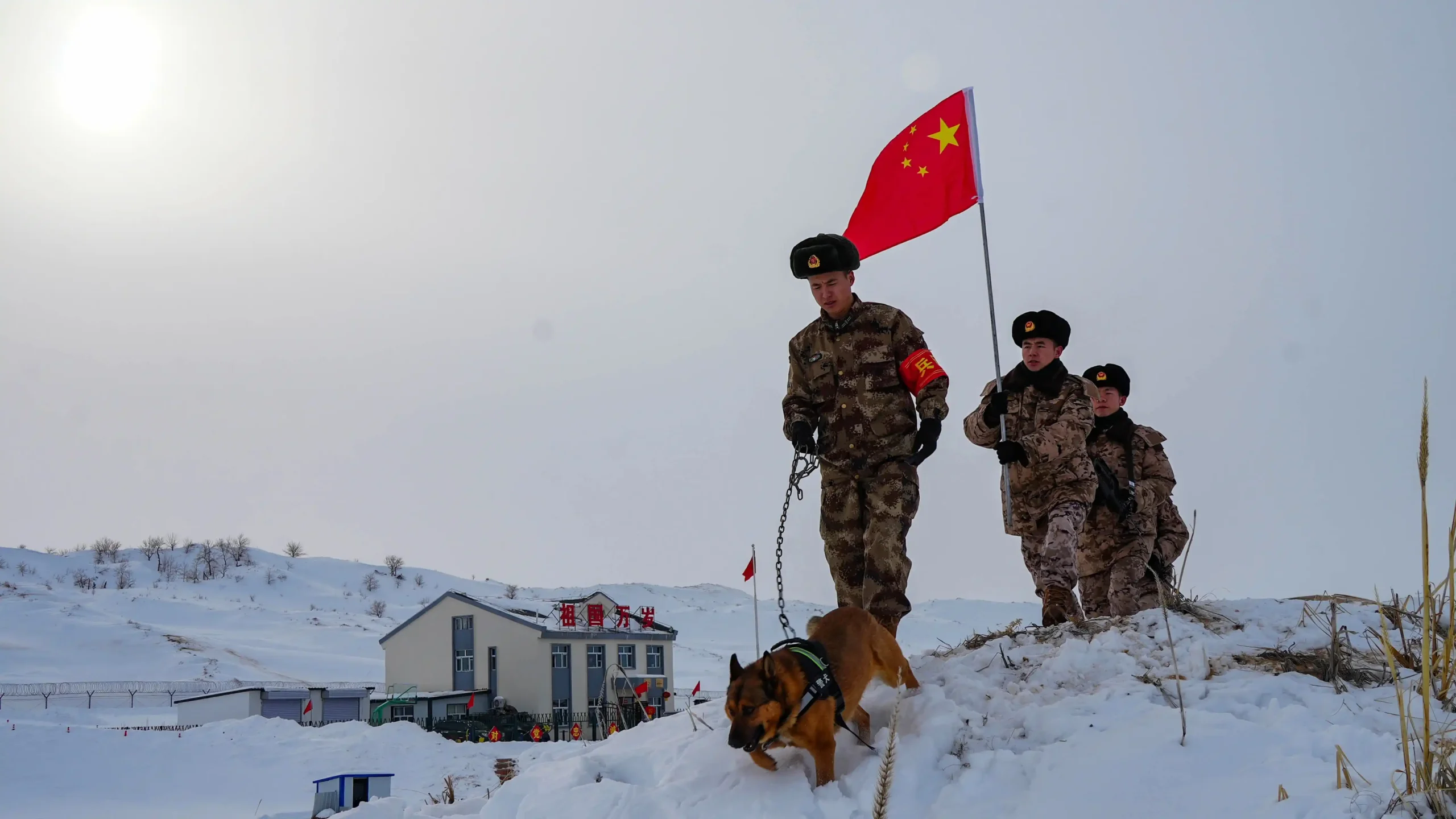 Китайский патруль границы