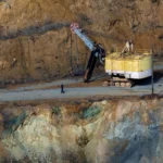 Общий вид карьера Завальевского графита