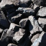 A view shows brown coal