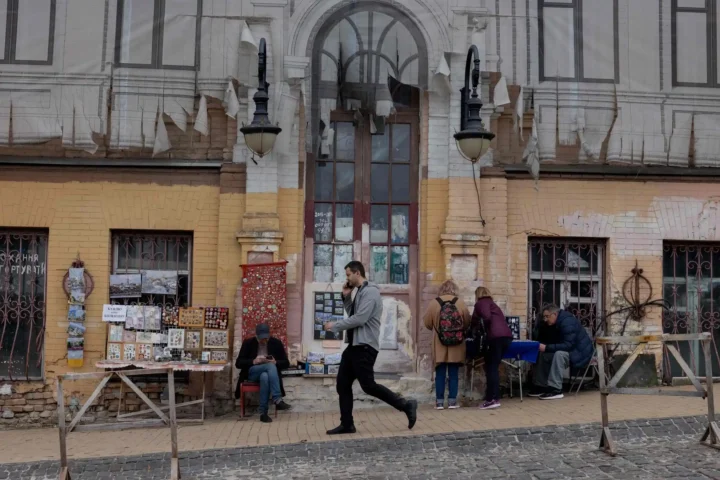 Пешеход в Киеве