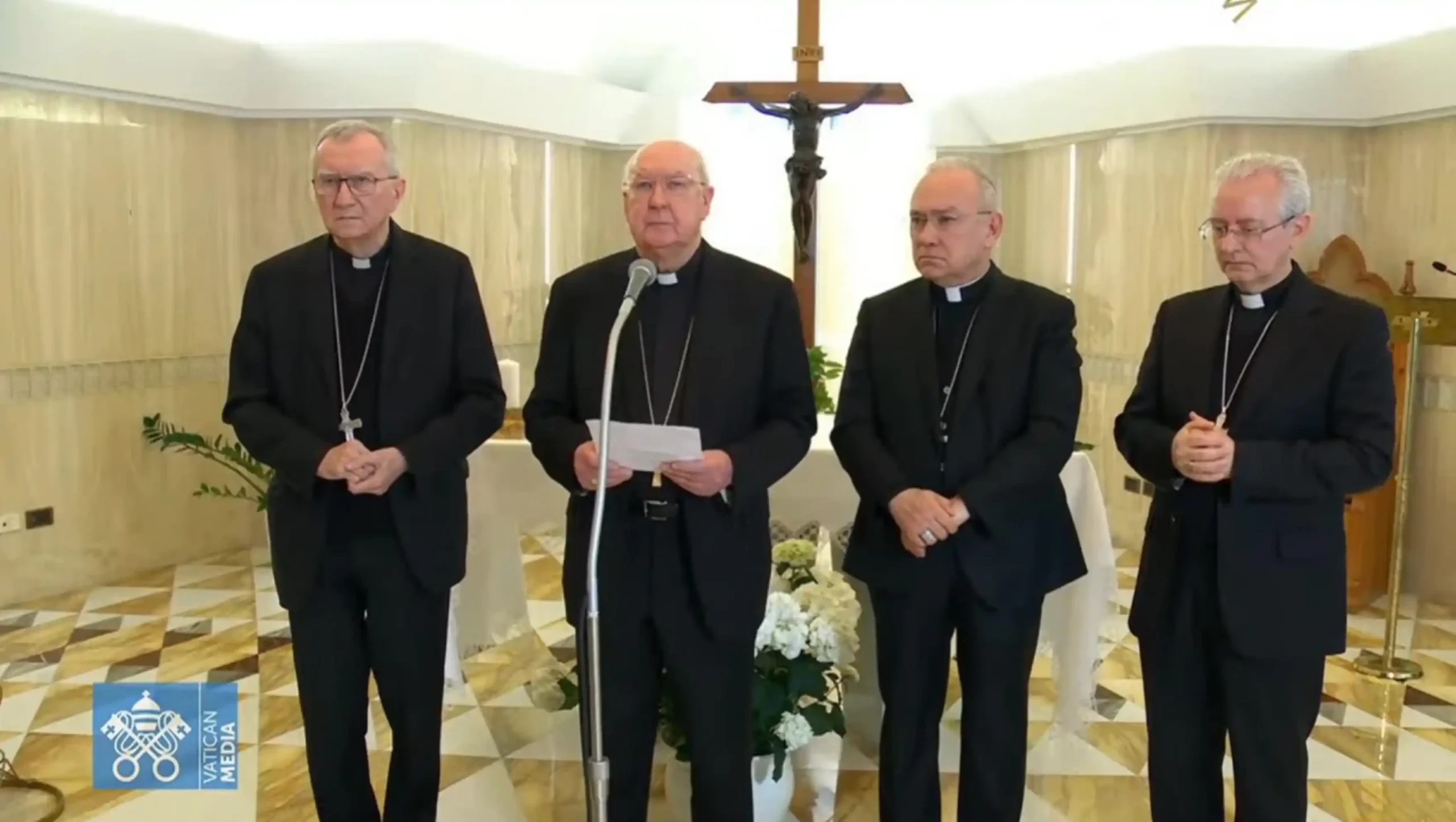 the announcement was made by Cardinal Farrell