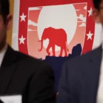 Республиканский щит на второй ежегодной конференции студентов-консерваторов