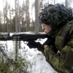 Солдат-срочник эстонской армии