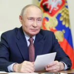 Vladimir Putin chairs a meeting