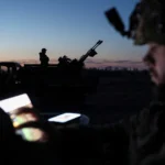 Военнослужащие мобильного противовоздушного отряда