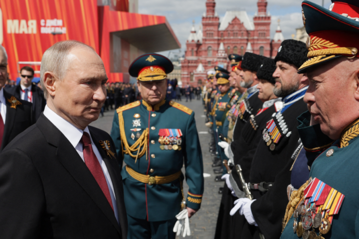 Путин на параде