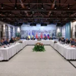 Russian delegation and Ukrainian delegation