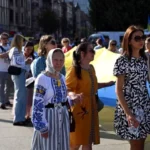 Члены украинской диаспоры в Польше