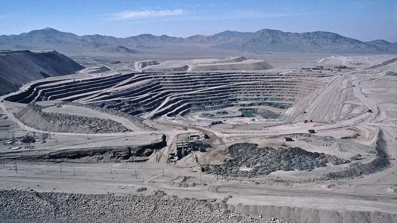 Lithium mine in Chile