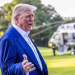 Trump in high spirits