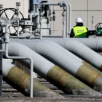 Pipes at the Nord Stream 1