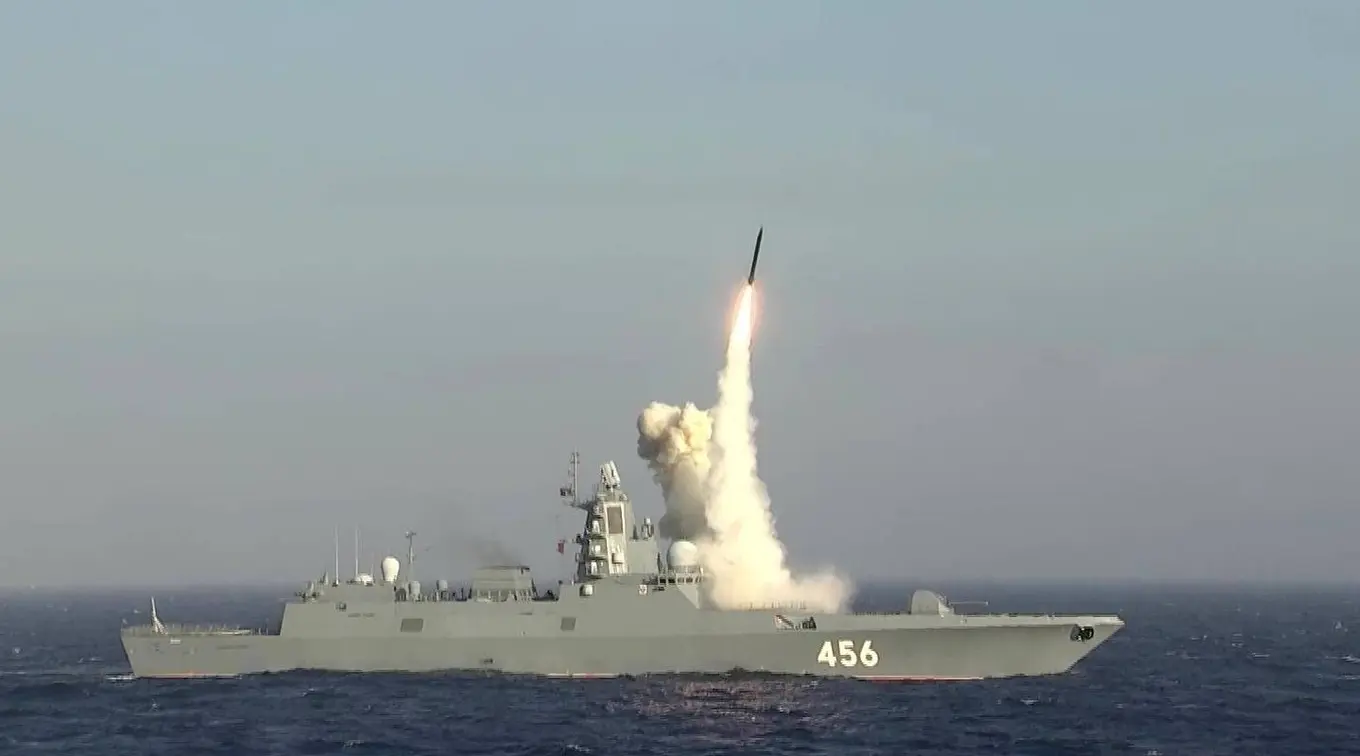 Запуск крылатой ракеты