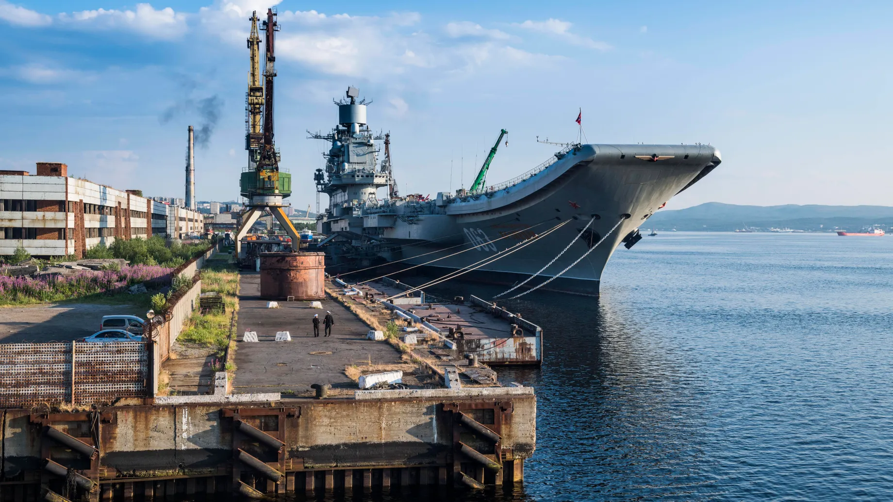 “Admiral Kuznetsov” in Murmansk