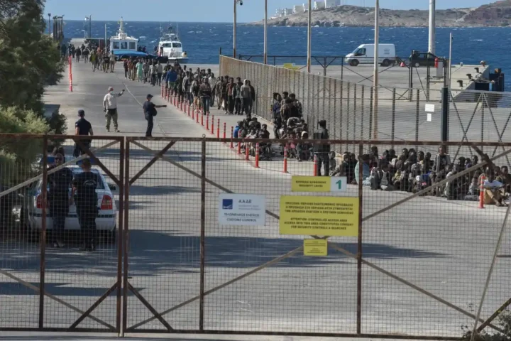 беженцы в Греции