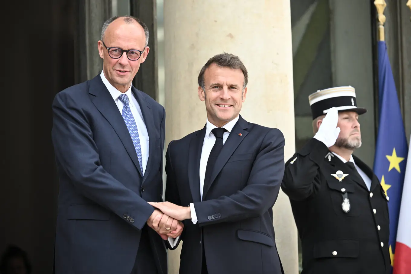 Мерц и Макрон