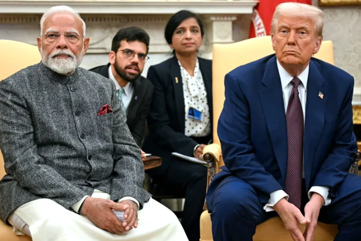 Narendra Modi and President Trump