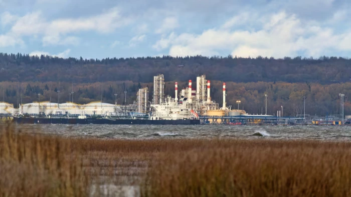 Oil terminal in Ust-Luga