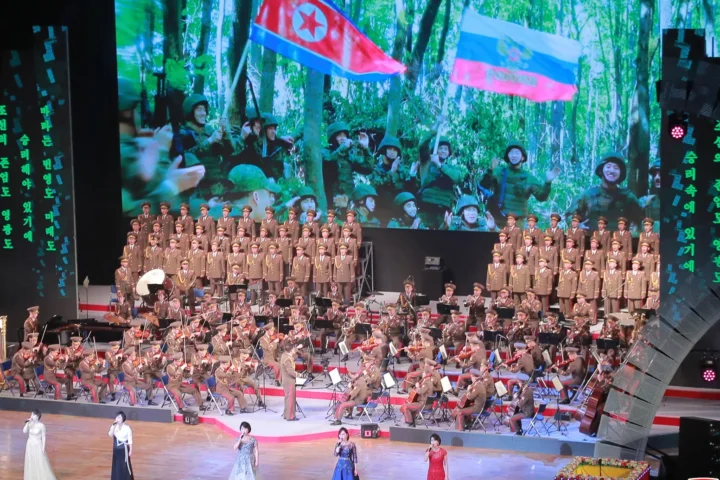 North Korean-Russian PR Show