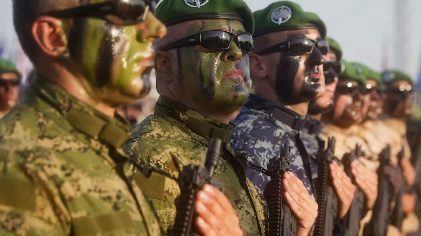 солдаты хорватской армии