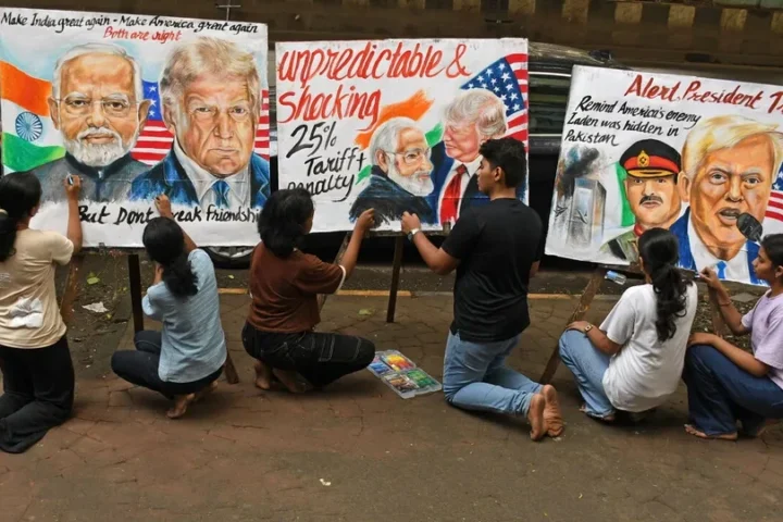 Моди и Трамп