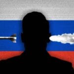 на фоне флаге