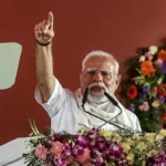 Нарендра Моди выступает