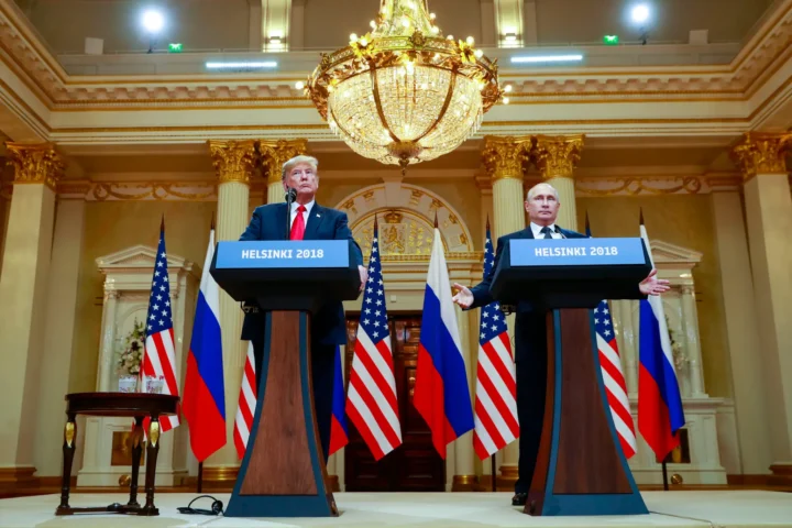 Трамп и Путин в Хельсинки