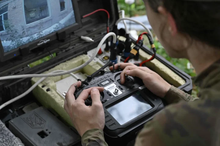 Украинский оператор беспилотника