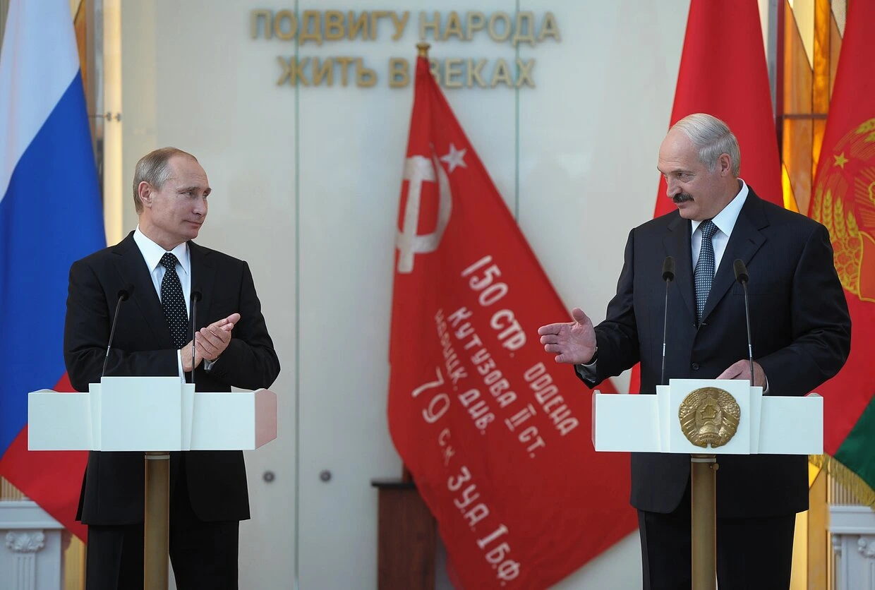 В. Путин и А. Лукашенко