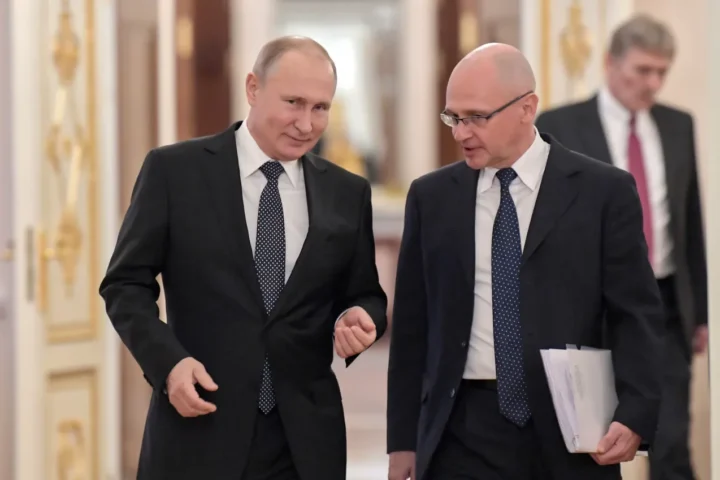 Vladimir Putin and Sergey Kiriyenko