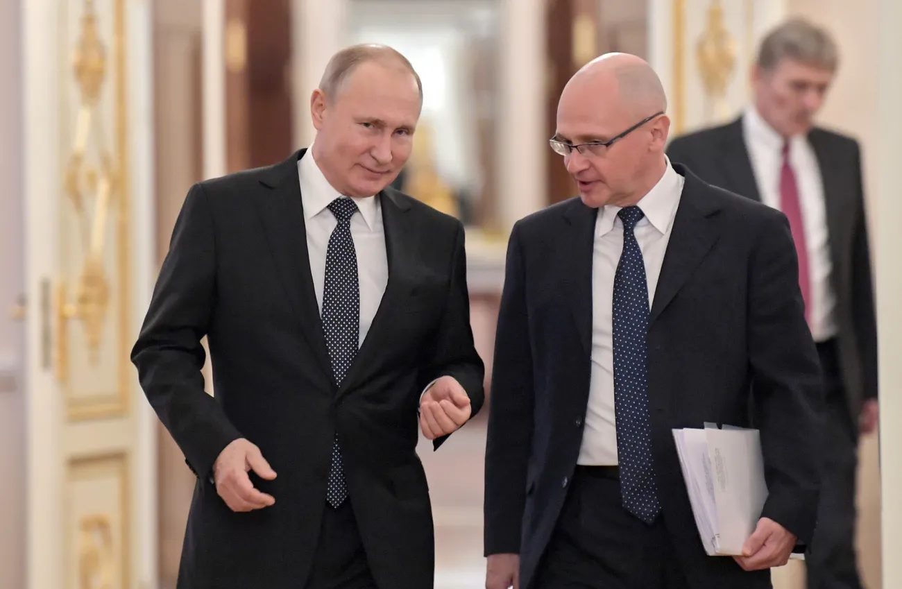 Vladimir Putin and Sergey Kiriyenko