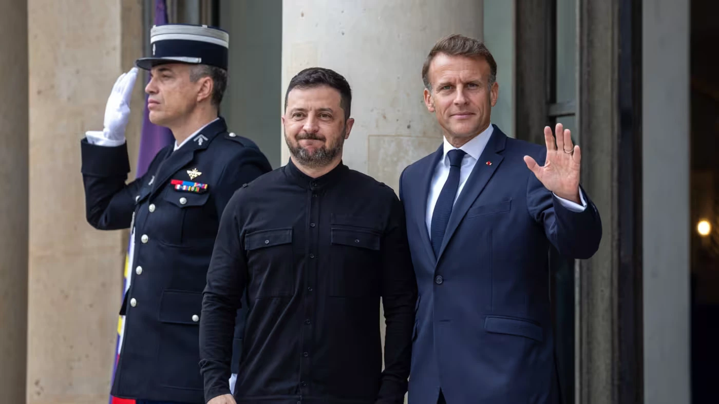 Zelenskyy and Macron