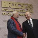 Нарендра Моди и Владимир Путин