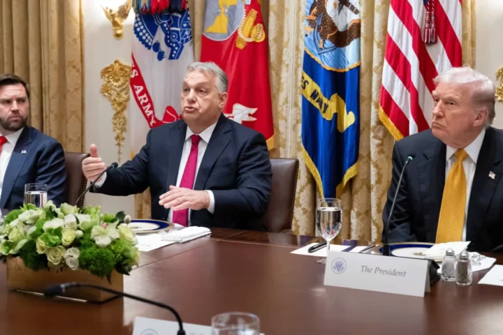 Джей Ди Вэнс, Виктор Орбан и Дональд Трамп