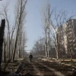 Beschädigte Wohngebäude