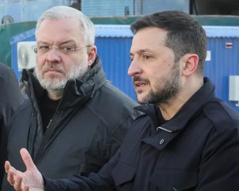 Владимир Зеленский и Герман Галущенко