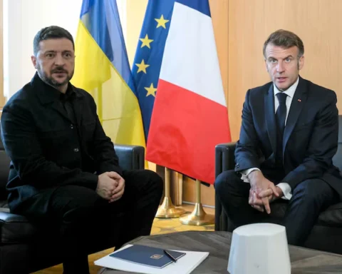 Зеленский и Макрон