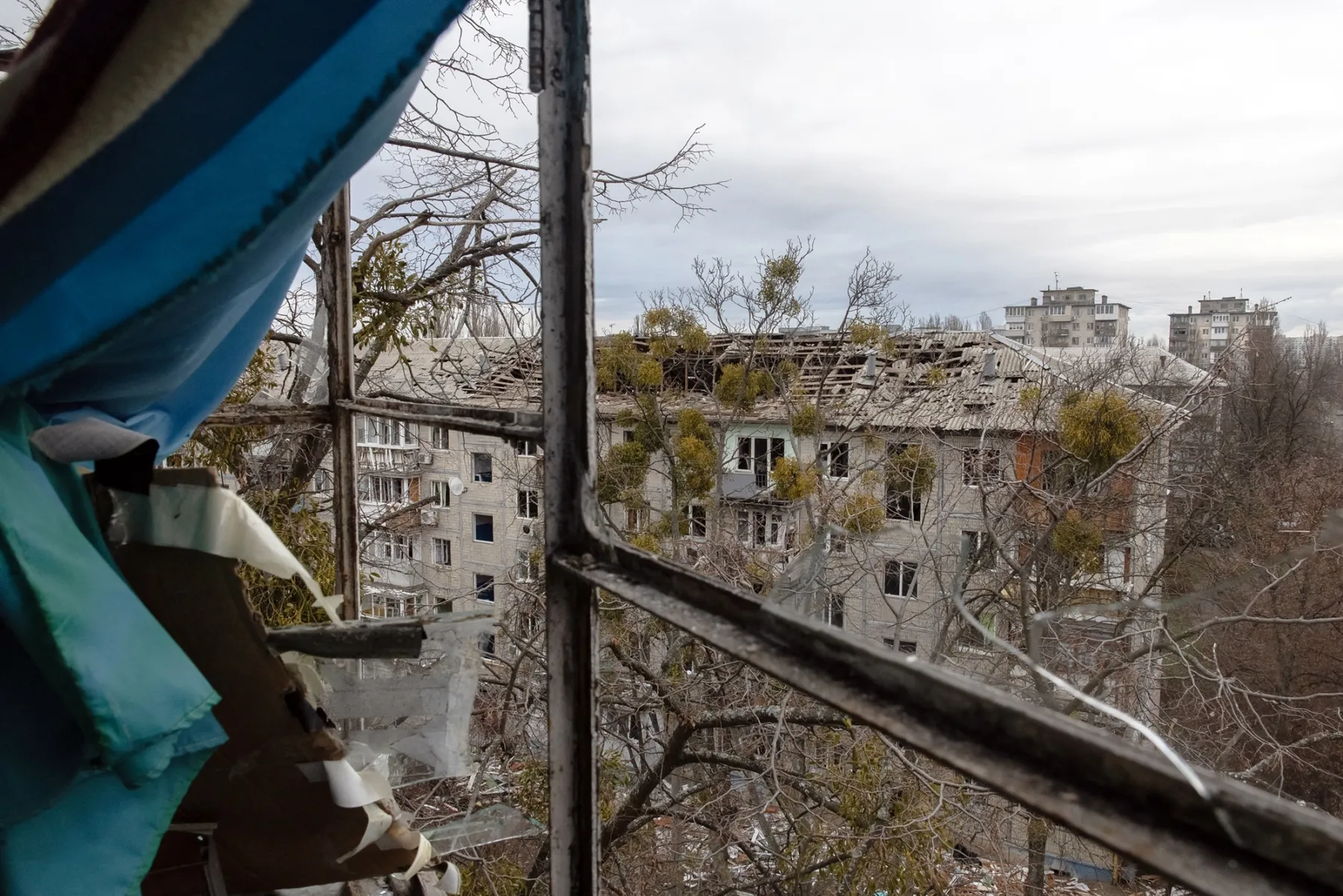 Поврежденные жилые дома