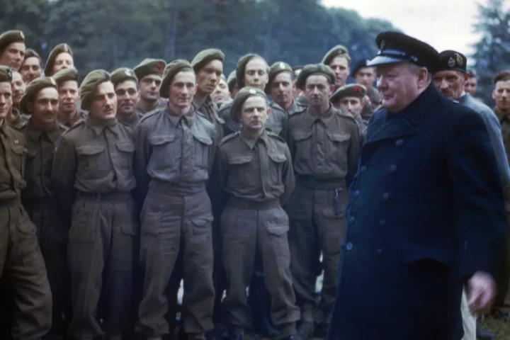 Премьер-министр Великобритании Уинстон Черчилль