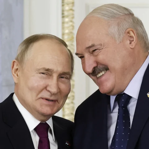 Putin and Lukashenko