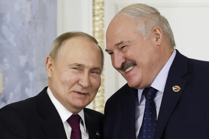 Putin and Lukashenko