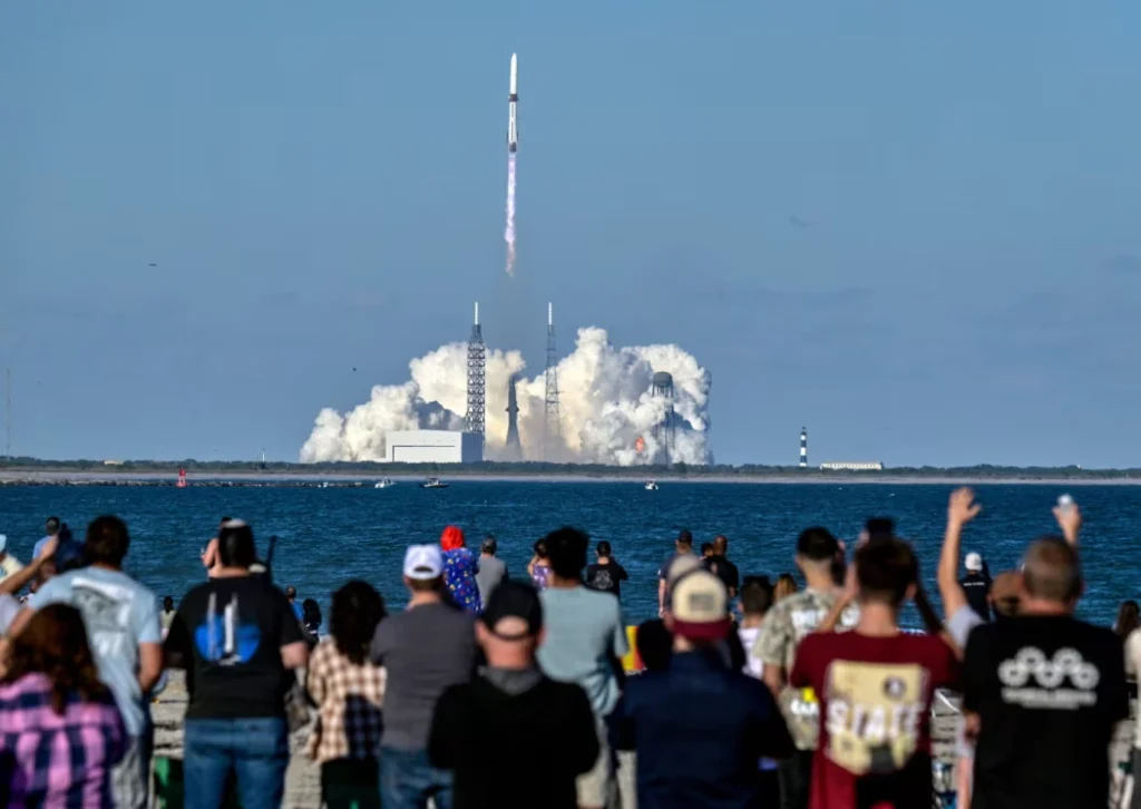 Ракета Blue Origin на старте