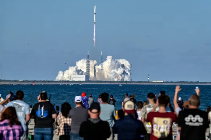 Ракета Blue Origin на старте